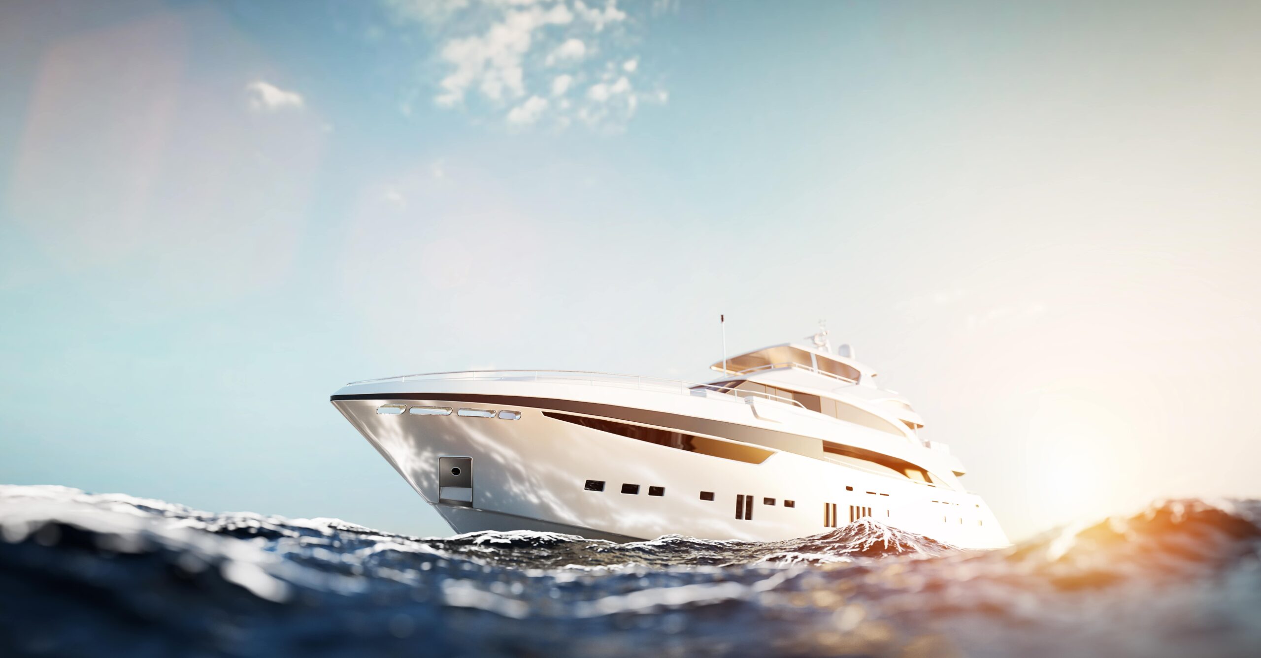 luxury motor yacht on the ocean 2023 11 27 05 28 42 utc min scaled