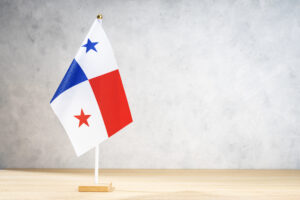 panama table flag on white textured wall 2026 01 08 05 59 18 utc